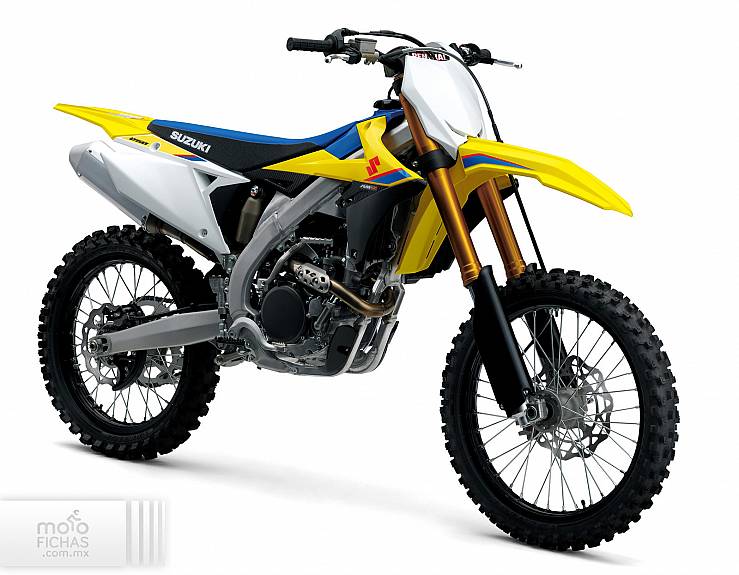Plantilla de diseño vectorial digital para el Suzuki RM 2020, escala 1:1.