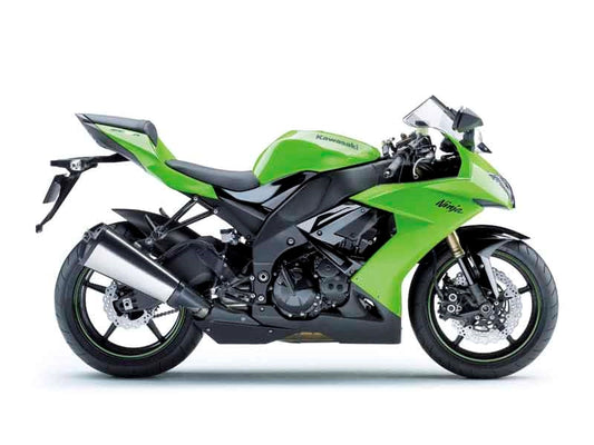 Plantilla completa a escala 1:1 de Kawasaki ZX10 08-09 - Diseño vectorial digital