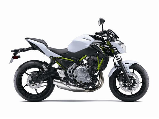 Plantilla completa a escala 1:1 de la Kawasaki Z 650 2017 - Diseño vectorial digital