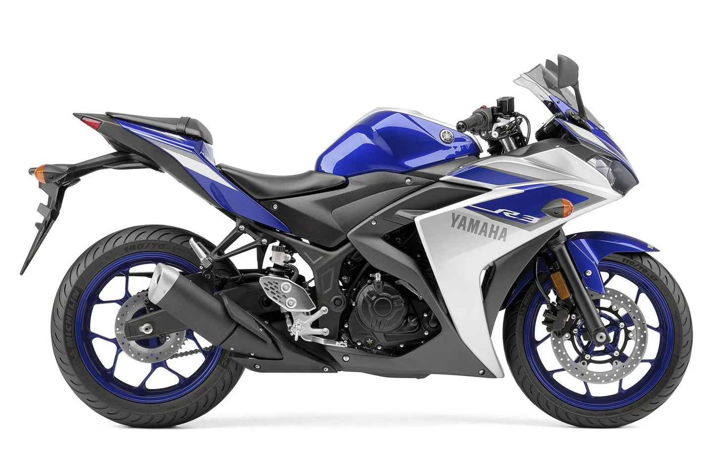 Plantilla completa a escala 1:1 de la Yamaha R3 2013-2018 - Diseño vectorial digital