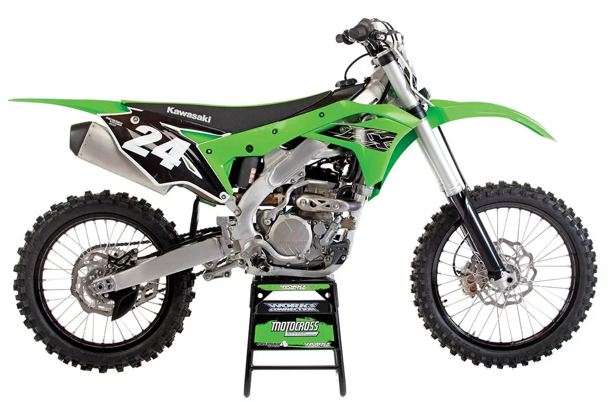Plantilla completa a escala 1:1 para Kawasaki KX250F 2017-2019 - Diseño vectorial digital