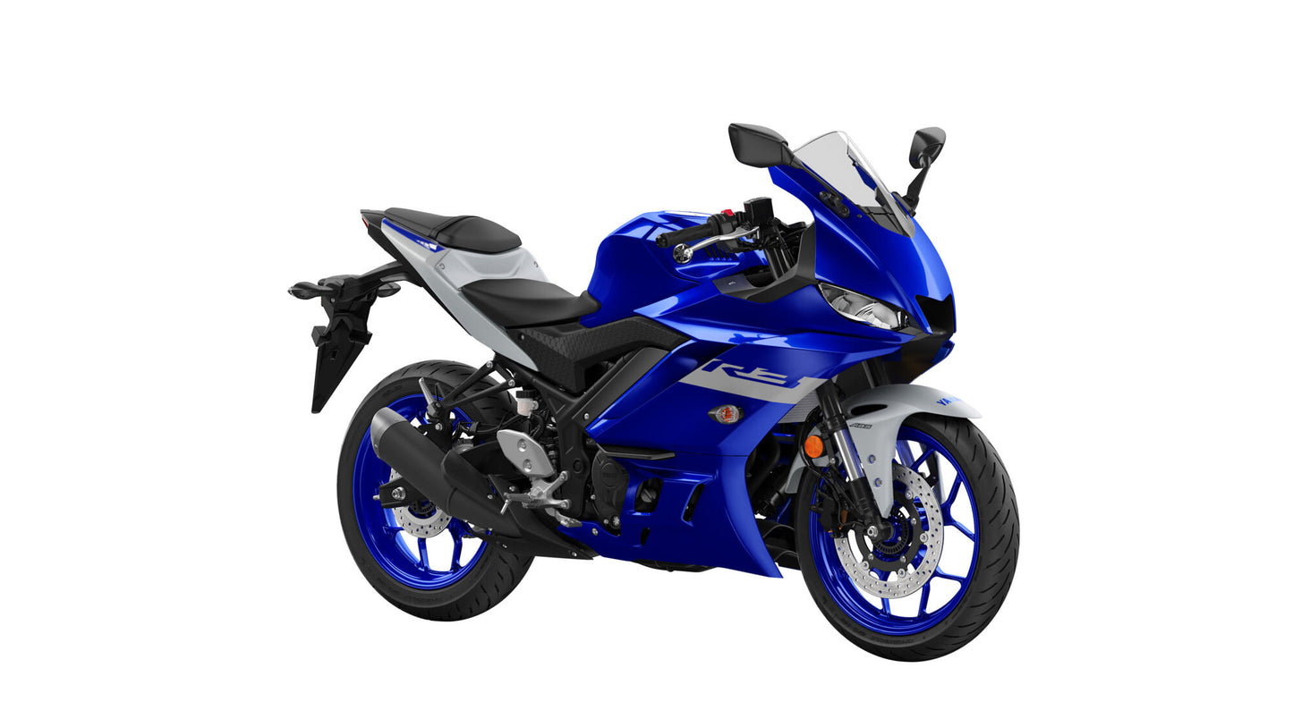 Plantilla completa a escala 1:1 de la Yamaha R3 2019-2021 - Diseño vectorial digital
