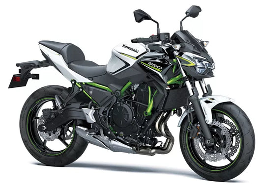 Plantilla completa a escala 1:1 de la Kawasaki Z650 2020-2022 - Diseño vectorial digital