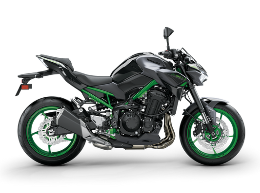 Plantilla de Kawasaki Z900 (fase 2) a escala 1:1 - Diseño vectorial digital