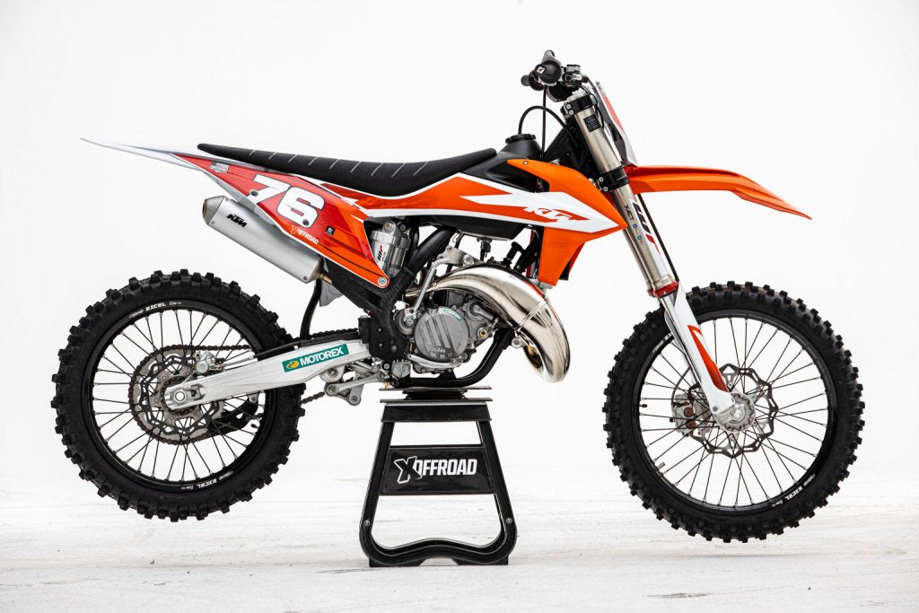 KTM 125 150 250 SX 2020 Vollständige Vorlage im Maßstab 1:1 - Design Vector Digital