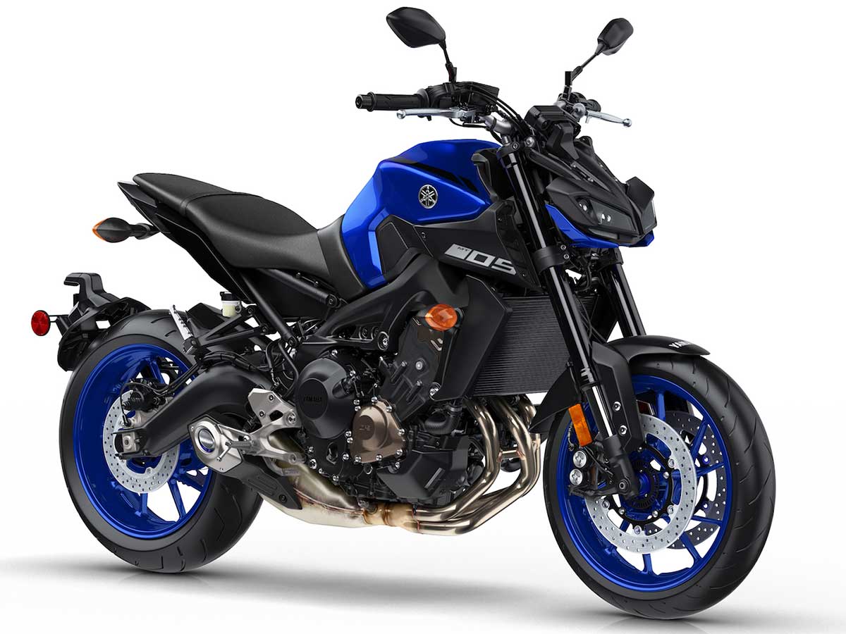 Plantilla completa a escala 1:1 para Yamaha MT09 (2017-2020) - Diseño vectorial digital