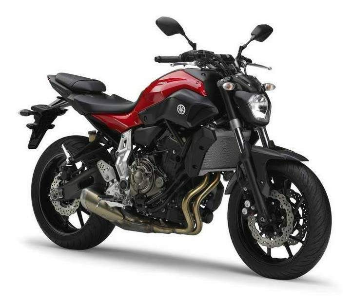 Plantilla completa a escala 1:1 de la Yamaha MT-07 (2015-2017) - Diseño vectorial digital