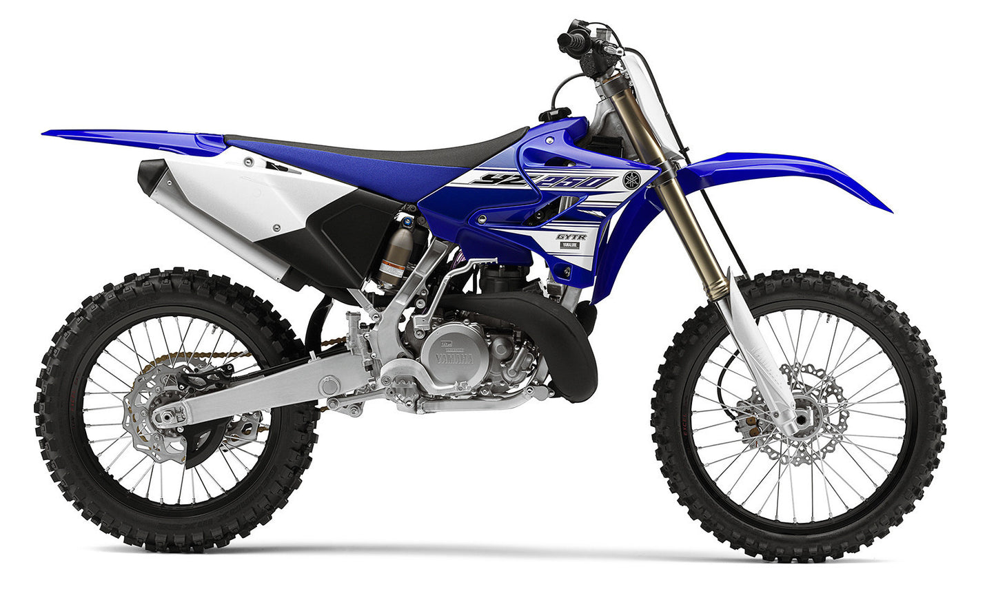 Plantilla completa a escala 1:1 de la Yamaha YZ 125-250 (2015-2019) - Diseño vectorial digital