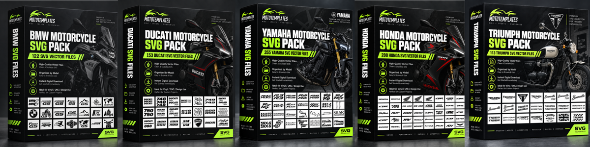 MotoTemplates motorcycle SVG packs
