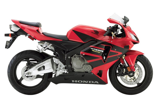 Honda CBR 600RR 2003-2006 Full 1:1 Scale Template - Design Vector Digital