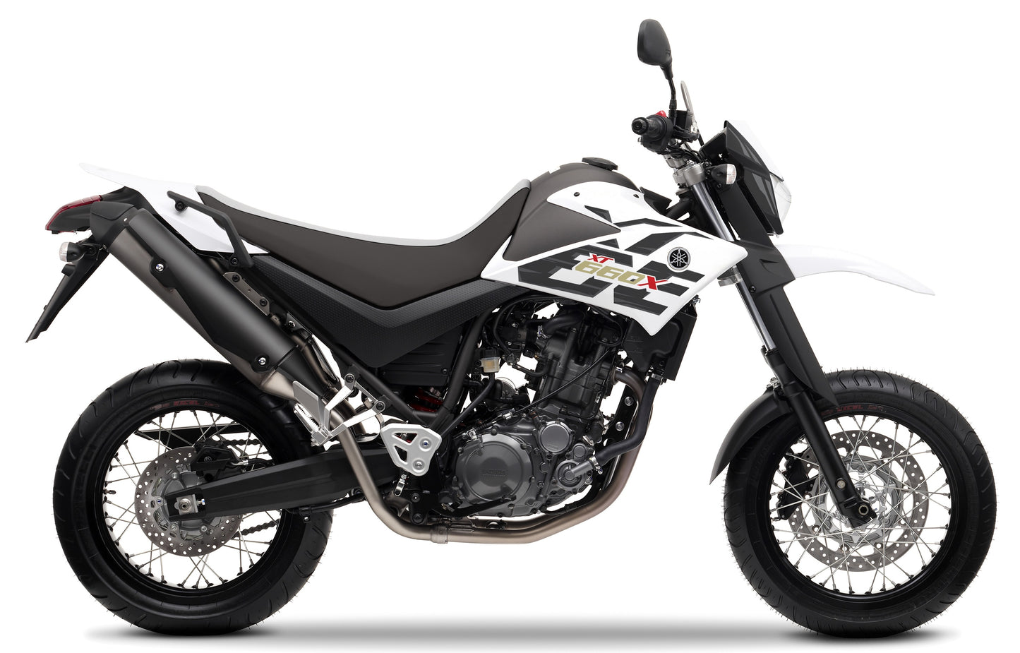 YAMAHA XT 660 X 2008-15 (GEN 2) Vollständige Vorlage im Maßstab 1:1 - Design Vector Digital