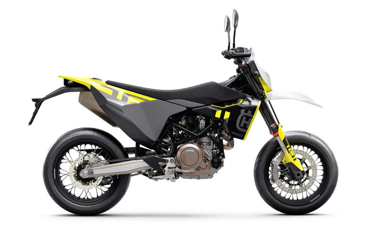 Plantilla completa a escala 1:1 de la HUSQVARNA 701 SUPERMOTO 2018 - Diseño vectorial digital