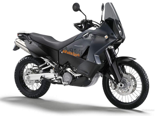 Plantilla completa a escala 1:1 de la KTM 990 Adventure (2007-2013) - Diseño vectorial digital