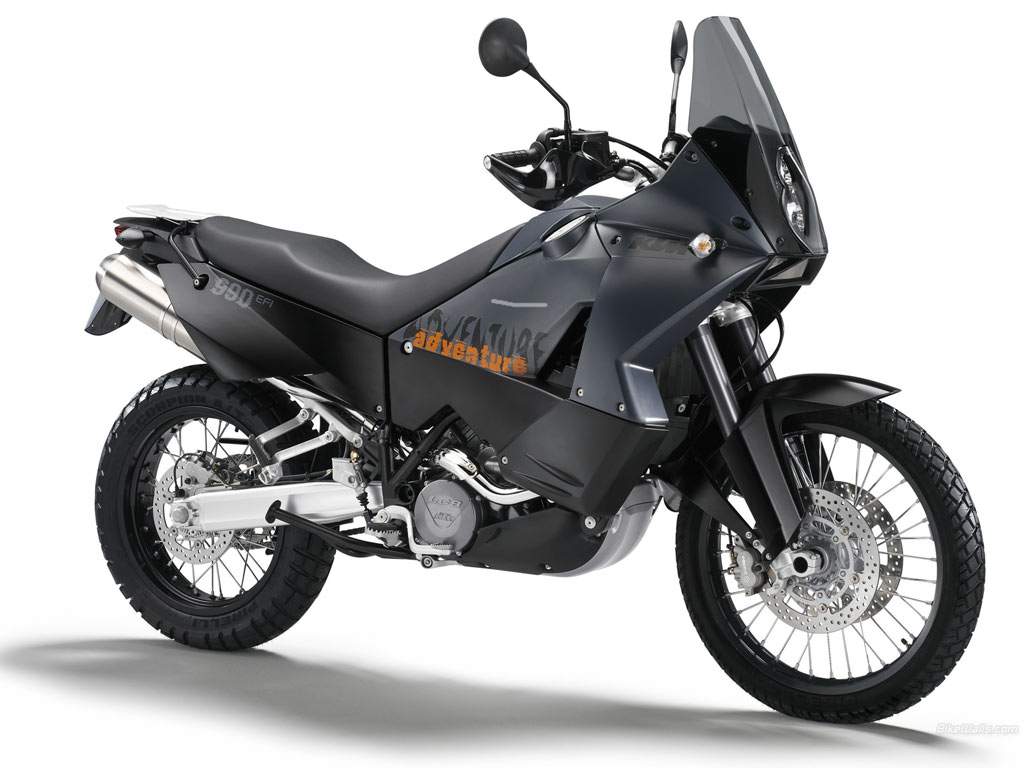 Plantilla completa a escala 1:1 de la KTM 990 Adventure (2007-2013) - Diseño vectorial digital