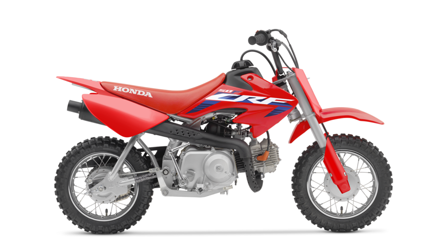 Plantilla completa a escala 1:1 de la Honda CRF 50 2018 - Diseño vectorial digital
