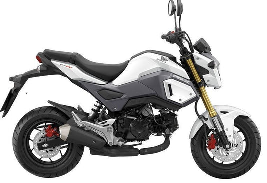 Honda MSX 125 Grom 2017 Full 1:1 Scale Template - Design Vector Digital