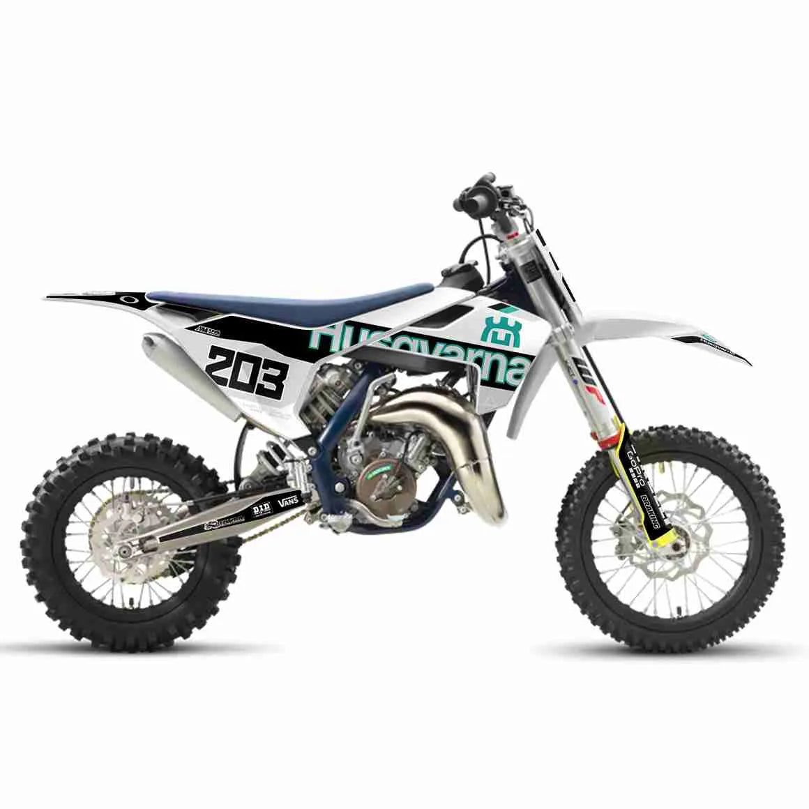 HUSQUARNA TC 65 2018 Full 1:1 Scale Template - Design Vector Digital